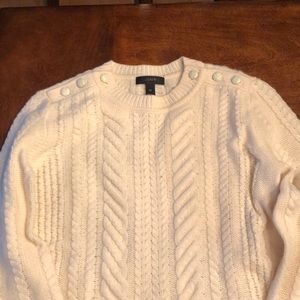 Cable knit sweater